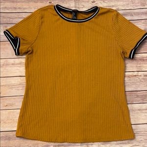 Forever 21 Ribbed Shirt SZ large